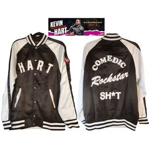 Kevin Hart Reality Check Tour VIP Satin Varsity Jacket UNISEX Size Large